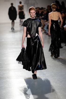 Runway Niccolo Pasqualetti Womenswear - PFW A model mannequin walks the runway during the Niccolò Pasqualetti Womenswear Spring Summer 2026 show as part of Paris Fashion Week on October 5, 2025 in Paris, France. Photo by Alexis Jumeau ABACAPRESS.COM Paris France  Copyright: xJumeauxAlexis ABACAx