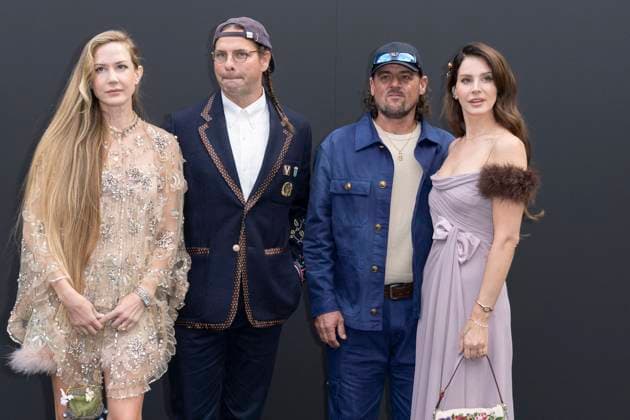 Caroline Grant, Jeremy Dufrene, Lana Del Rey - Photo Call of Valentino Fashion Show, Spring Summer 2026 Collection as part of Paris Fashion Week, France, October 5th 2025 Olivier Borde Bestimage Photo Call of Valentino Fashion Show, Spring Summer 2026 Collection as part of Paris Fashion Week, France, October 5th 2025 Paris France  Copyright: xOLIVIERxBORDEx xBESTIMAGExOLIVIERxBORDEx xBESTIMAGEx