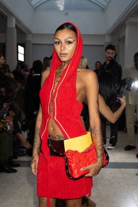 Ogee au défilé Ottolinger Collection Prêt à Porter Printemps Été 2026 lors de la Fashion Week de Paris PFW , le 5 Octobre 2025 Jeremy MELLOUL Bestimage Celebrities at Ottolinger Fashion Show Ready to Wear Collection Spring Summer 2026 during Paris Fashion Week on 5th, October, 2025  Copyright: xJeremyxMelloulx xBestimagexJeremyxMelloulx xBestimagex