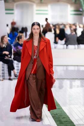 PFW - Lacoste Runway Models present creations by Lacoste for the Women Ready-to-wear Spring-Summer 2026 collection as part of the Paris Fashion Week, in Paris on October 5, 2025. Photo by Eliot Blondet ABACAPRESS.COM Paris France France  Copyright: xBlondetxEliot ABACAx