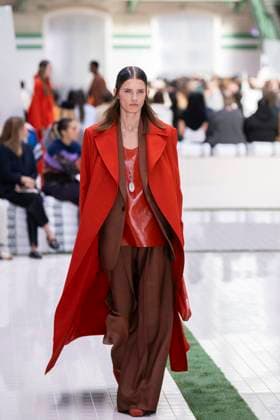PFW - Lacoste Runway Models present creations by Lacoste for the Women Ready-to-wear Spring-Summer 2026 collection as part of the Paris Fashion Week, in Paris on October 5, 2025. Photo by Eliot Blondet ABACAPRESS.COM Paris France France  Copyright: xBlondetxEliot ABACAx