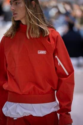 PFW - Lacoste Runway Models present creations by Lacoste for the Women Ready-to-wear Spring-Summer 2026 collection as part of the Paris Fashion Week, in Paris on October 5, 2025. Photo by Eliot Blondet ABACAPRESS.COM Paris France France  Copyright: xBlondetxEliot ABACAx