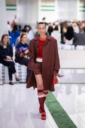 PFW - Lacoste Runway Models present creations by Lacoste for the Women Ready-to-wear Spring-Summer 2026 collection as part of the Paris Fashion Week, in Paris on October 5, 2025. Photo by Eliot Blondet ABACAPRESS.COM Paris France France  Copyright: xBlondetxEliot ABACAx