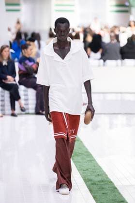 PFW - Lacoste Runway Models present creations by Lacoste for the Women Ready-to-wear Spring-Summer 2026 collection as part of the Paris Fashion Week, in Paris on October 5, 2025. Photo by Eliot Blondet ABACAPRESS.COM Paris France France  Copyright: xBlondetxEliot ABACAx