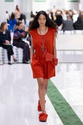 PFW - Lacoste Runway Models present creations by Lacoste for the Women Ready-to-wear Spring-Summer 2026 collection as part of the Paris Fashion Week, in Paris on October 5, 2025. Photo by Eliot Blondet ABACAPRESS.COM Paris France France  Copyright: xBlondetxEliot ABACAx