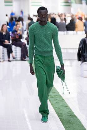 PFW - Lacoste Runway Models present creations by Lacoste for the Women Ready-to-wear Spring-Summer 2026 collection as part of the Paris Fashion Week, in Paris on October 5, 2025. Photo by Eliot Blondet ABACAPRESS.COM Paris France France  Copyright: xBlondetxEliot ABACAx