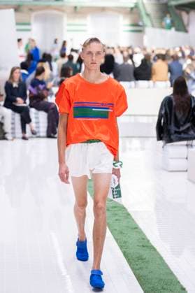 PFW - Lacoste Runway Models present creations by Lacoste for the Women Ready-to-wear Spring-Summer 2026 collection as part of the Paris Fashion Week, in Paris on October 5, 2025. Photo by Eliot Blondet ABACAPRESS.COM Paris France France  Copyright: xBlondetxEliot ABACAx