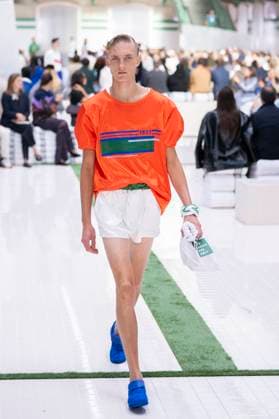 PFW - Lacoste Runway Models present creations by Lacoste for the Women Ready-to-wear Spring-Summer 2026 collection as part of the Paris Fashion Week, in Paris on October 5, 2025. Photo by Eliot Blondet ABACAPRESS.COM Paris France France  Copyright: xBlondetxEliot ABACAx