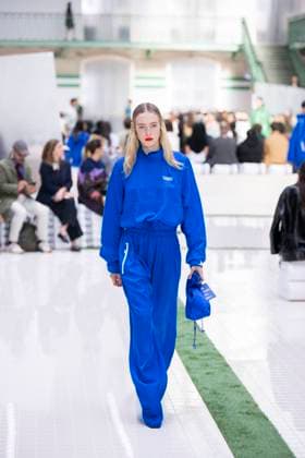 PFW - Lacoste Runway Models present creations by Lacoste for the Women Ready-to-wear Spring-Summer 2026 collection as part of the Paris Fashion Week, in Paris on October 5, 2025. Photo by Eliot Blondet ABACAPRESS.COM Paris France France  Copyright: xBlondetxEliot ABACAx