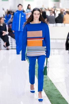 PFW - Lacoste Runway Models present creations by Lacoste for the Women Ready-to-wear Spring-Summer 2026 collection as part of the Paris Fashion Week, in Paris on October 5, 2025. Photo by Eliot Blondet ABACAPRESS.COM Paris France France  Copyright: xBlondetxEliot ABACAx