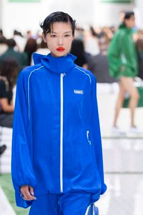 PFW - Lacoste Runway Models present creations by Lacoste for the Women Ready-to-wear Spring-Summer 2026 collection as part of the Paris Fashion Week, in Paris on October 5, 2025. Photo by Eliot Blondet ABACAPRESS.COM Paris France France  Copyright: xBlondetxEliot ABACAx