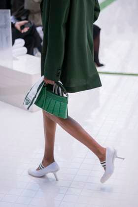 PFW - Lacoste Runway Models present creations by Lacoste for the Women Ready-to-wear Spring-Summer 2026 collection as part of the Paris Fashion Week, in Paris on October 5, 2025. Photo by Eliot Blondet ABACAPRESS.COM Paris France France  Copyright: xBlondetxEliot ABACAx
