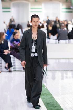 PFW - Lacoste Runway Models present creations by Lacoste for the Women Ready-to-wear Spring-Summer 2026 collection as part of the Paris Fashion Week, in Paris on October 5, 2025. Photo by Eliot Blondet ABACAPRESS.COM Paris France France  Copyright: xBlondetxEliot ABACAx