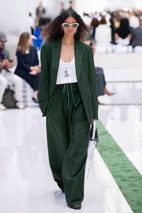 PFW - Lacoste Runway Models present creations by Lacoste for the Women Ready-to-wear Spring-Summer 2026 collection as part of the Paris Fashion Week, in Paris on October 5, 2025. Photo by Eliot Blondet ABACAPRESS.COM Paris France France  Copyright: xBlondetxEliot ABACAx