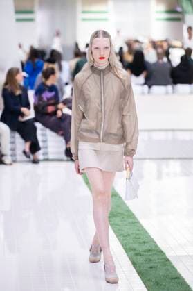 PFW - Lacoste Runway Models present creations by Lacoste for the Women Ready-to-wear Spring-Summer 2026 collection as part of the Paris Fashion Week, in Paris on October 5, 2025. Photo by Eliot Blondet ABACAPRESS.COM Paris France France  Copyright: xBlondetxEliot ABACAx