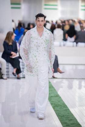 PFW - Lacoste Runway Models present creations by Lacoste for the Women Ready-to-wear Spring-Summer 2026 collection as part of the Paris Fashion Week, in Paris on October 5, 2025. Photo by Eliot Blondet ABACAPRESS.COM Paris France France  Copyright: xBlondetxEliot ABACAx
