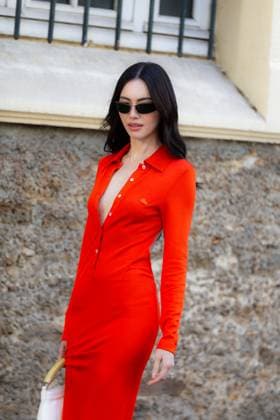 Davika Hoorne at the Lacoste Show during Paris Fashion Week Womenswear Spring Summer 2026, LycÃ e Carnot, Paris, France (Constance Bugaut SPP) Copyright: xConstancexBugautx xSPPx spp-en-CoBuSp-IMG_4610