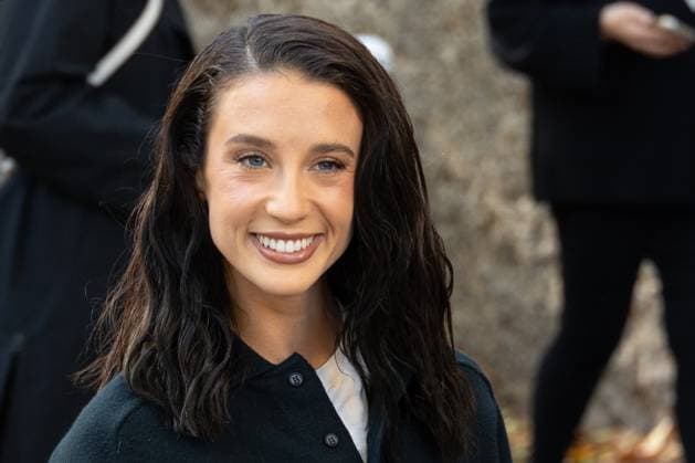 PFW - Lacoste Womenswear Spring-Summer - Arrivals NB Maria Pedraza arriving at the Lacoste Womenswear Spring-Summer 2026 show as part of Paris Fashion Week on October 05, 2025 in Paris, France. Photo by Nasser Berzane ABACAPRESS.COM Paris France  Copyright: xBerzanexNasser ABACAx