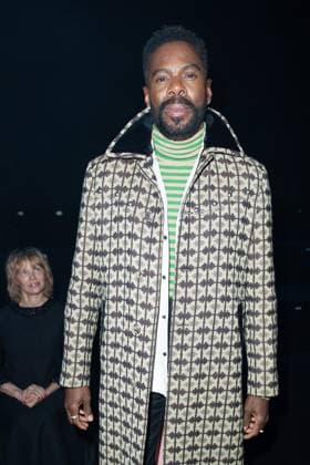PFW Valentino Front Row Pamela Anderson and Colman Domingo attending the Valentino Womenswear Spring Summer 2026 show as part of Paris Fashion Week in Paris, France on October 05, 2025. Photo by Aurore Marechal ABACAPRESS.COM Paris France  Copyright: xMarechalxAurore ABACAx