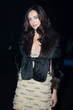 PFW Valentino Front Row Devon Lee Carlson attending the Valentino Womenswear Spring Summer 2026 show as part of Paris Fashion Week in Paris, France on October 05, 2025. Photo by Aurore Marechal ABACAPRESS.COM Paris France  Copyright: xMarechalxAurore ABACAx