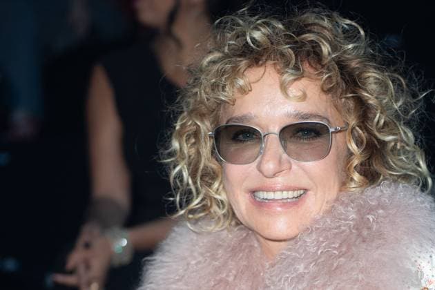 PFW Valentino Front Row Valeria Golino attending the Valentino Womenswear Spring Summer 2026 show as part of Paris Fashion Week in Paris, France on October 05, 2025. Photo by Aurore Marechal ABACAPRESS.COM Paris France  Copyright: xMarechalxAurore ABACAx