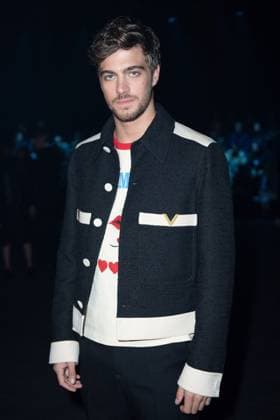 PFW Valentino Front Row Lorenzo Zurzolo attending the Valentino Womenswear Spring Summer 2026 show as part of Paris Fashion Week in Paris, France on October 05, 2025. Photo by Aurore Marechal ABACAPRESS.COM Paris France  Copyright: xMarechalxAurore ABACAx