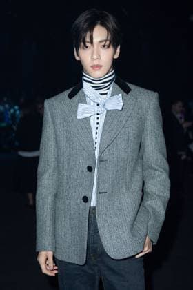 PFW Valentino Front Row Soobin attending the Valentino Womenswear Spring Summer 2026 show as part of Paris Fashion Week in Paris, France on October 05, 2025. Photo by Aurore Marechal ABACAPRESS.COM Paris France  Copyright: xMarechalxAurore ABACAx
