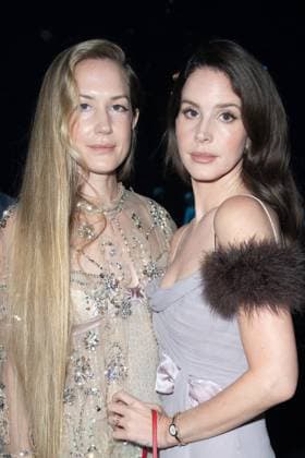 PFW Valentino Front Row Caroline Grant and Lana Del Rey and Jeremy Dufrene attending the Valentino Womenswear Spring Summer 2026 show as part of Paris Fashion Week in Paris, France on October 05, 2025. Photo by Aurore Marechal ABACAPRESS.COM Paris France  Copyright: xMarechalxAurore ABACAx