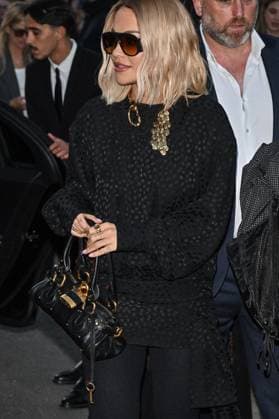 PFW Chloe Outside Arrivals Rita Ora arriving at Chloe show during Paris Fashion Week in Paris, France on October 5, 2025. Photo by Julien Reynaud APS-Medias ABACAPRESS.COM Paris France  Copyright: xReynaudxJulien APS-Medias ABACAx
