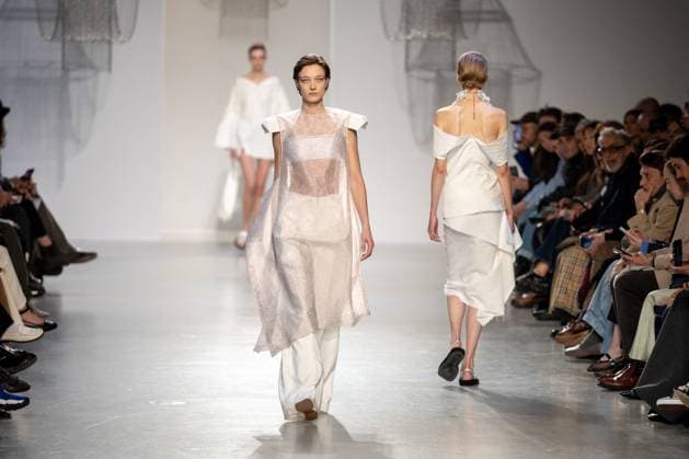 Runway Niccolo Pasqualetti Womenswear - PFW A model mannequin walks the runway during the Niccolò Pasqualetti Womenswear Spring Summer 2026 show as part of Paris Fashion Week on October 5, 2025 in Paris, France. Photo by Alexis Jumeau ABACAPRESS.COM Paris France  Copyright: xJumeauxAlexis ABACAx