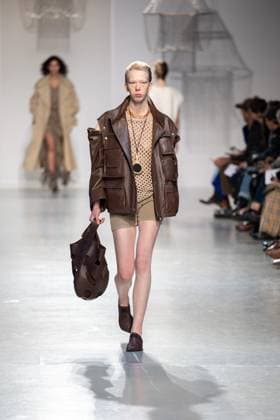 Runway Niccolo Pasqualetti Womenswear - PFW A model mannequin walks the runway during the Niccolò Pasqualetti Womenswear Spring Summer 2026 show as part of Paris Fashion Week on October 5, 2025 in Paris, France. Photo by Alexis Jumeau ABACAPRESS.COM Paris France  Copyright: xJumeauxAlexis ABACAx