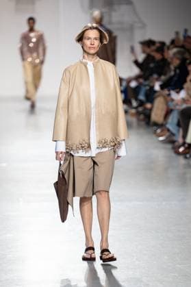 Runway Niccolo Pasqualetti Womenswear - PFW A model mannequin walks the runway during the Niccolò Pasqualetti Womenswear Spring Summer 2026 show as part of Paris Fashion Week on October 5, 2025 in Paris, France. Photo by Alexis Jumeau ABACAPRESS.COM Paris France  Copyright: xJumeauxAlexis ABACAx