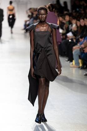 Runway Niccolo Pasqualetti Womenswear - PFW A model mannequin walks the runway during the Niccolò Pasqualetti Womenswear Spring Summer 2026 show as part of Paris Fashion Week on October 5, 2025 in Paris, France. Photo by Alexis Jumeau ABACAPRESS.COM Paris France  Copyright: xJumeauxAlexis ABACAx