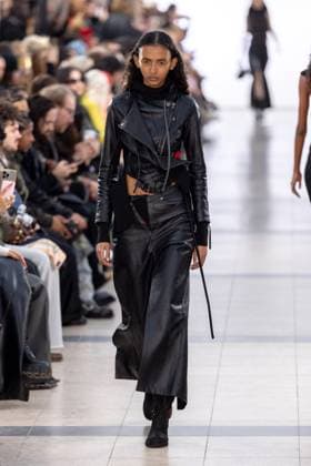 Runway Ottolinger Womenswear - PFW A model mannequin walks the runway during the Ottolinger Womenswear Spring Summer 2026 show as part of Paris Fashion Week on October 05, 2025 in Paris, France. Photo by Alexis Jumeau ABACAPRESS.COM Paris France  Copyright: xJumeauxAlexis ABACAx