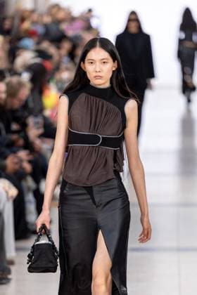 Runway Ottolinger Womenswear - PFW A model mannequin walks the runway during the Ottolinger Womenswear Spring Summer 2026 show as part of Paris Fashion Week on October 05, 2025 in Paris, France. Photo by Alexis Jumeau ABACAPRESS.COM Paris France  Copyright: xJumeauxAlexis ABACAx