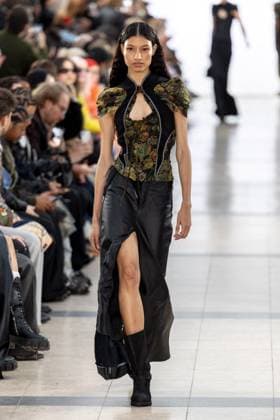 Runway Ottolinger Womenswear - PFW A model mannequin walks the runway during the Ottolinger Womenswear Spring Summer 2026 show as part of Paris Fashion Week on October 05, 2025 in Paris, France. Photo by Alexis Jumeau ABACAPRESS.COM Paris France  Copyright: xJumeauxAlexis ABACAx