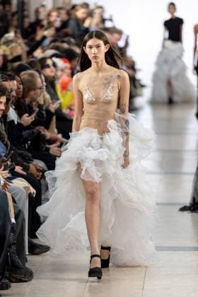 Runway Ottolinger Womenswear - PFW A model mannequin walks the runway during the Ottolinger Womenswear Spring Summer 2026 show as part of Paris Fashion Week on October 05, 2025 in Paris, France. Photo by Alexis Jumeau ABACAPRESS.COM Paris France  Copyright: xJumeauxAlexis ABACAx