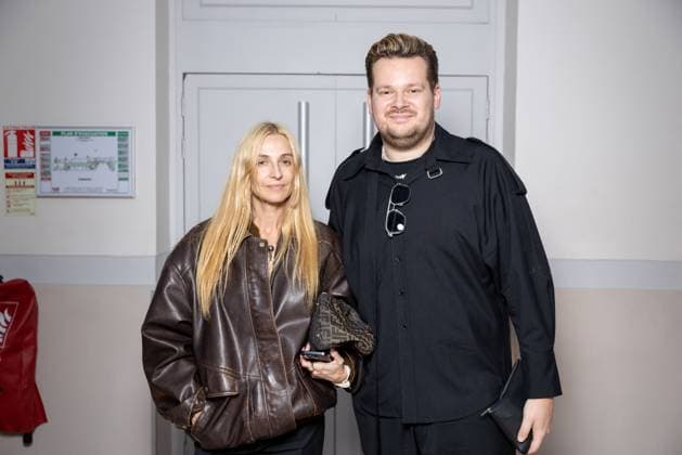 Front Row Ottolinger Womenswear - PFW Niki Pauls and Patrick Pendiuk attends the Ottolinger Womenswear Spring Summer 2026 show as part of Paris Fashion Week on October 05, 2025 in Paris, France. Photo by Alexis Jumeau ABACAPRESS.COM Paris France  Copyright: xJumeauxAlexis ABACAx