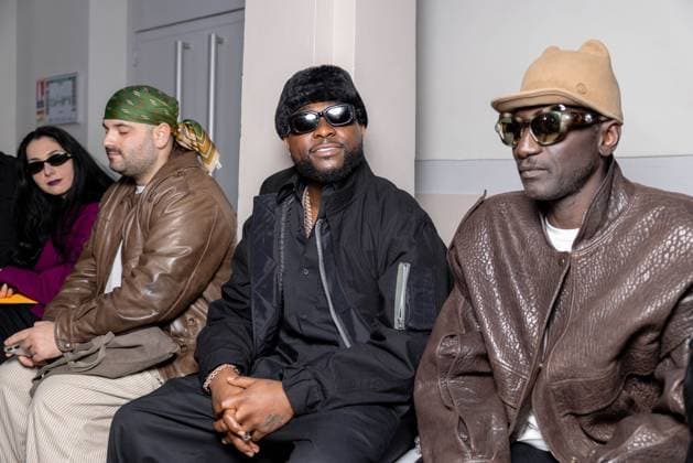 Front Row Ottolinger Womenswear - PFW Davido and Jenke Ahmed Tailly attends the Ottolinger Womenswear Spring Summer 2026 show as part of Paris Fashion Week on October 05, 2025 in Paris, France. Photo by Alexis Jumeau ABACAPRESS.COM Paris France  Copyright: xJumeauxAlexis ABACAx