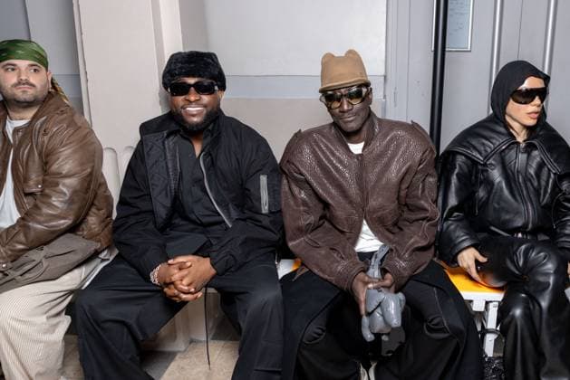 Front Row Ottolinger Womenswear - PFW Davido and Jenke Ahmed Tailly attends the Ottolinger Womenswear Spring Summer 2026 show as part of Paris Fashion Week on October 05, 2025 in Paris, France. Photo by Alexis Jumeau ABACAPRESS.COM Paris France  Copyright: xJumeauxAlexis ABACAx