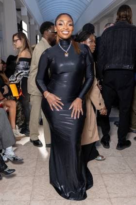 Front Row Ottolinger Womenswear - PFW Guest attends the Ottolinger Womenswear Spring Summer 2026 show as part of Paris Fashion Week on October 05, 2025 in Paris, France. Photo by Alexis Jumeau ABACAPRESS.COM Paris France  Copyright: xJumeauxAlexis ABACAx