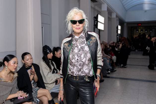 Front Row Ottolinger Womenswear - PFW Ellen von Unwerth attends the Ottolinger Womenswear Spring Summer 2026 show as part of Paris Fashion Week on October 05, 2025 in Paris, France. Photo by Alexis Jumeau ABACAPRESS.COM Paris France  Copyright: xJumeauxAlexis ABACAx