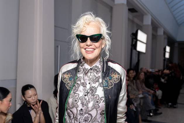 Front Row Ottolinger Womenswear - PFW Ellen von Unwerth attends the Ottolinger Womenswear Spring Summer 2026 show as part of Paris Fashion Week on October 05, 2025 in Paris, France. Photo by Alexis Jumeau ABACAPRESS.COM Paris France  Copyright: xJumeauxAlexis ABACAx