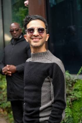 PFW - Jean Paul Gaultier Outside Arrivals Imran Amed arrives at the Jean Paul Gaultier show during the Womenswear Spring Summer 2026 as part of Paris Fashion Week on October 5, 2025 in Paris, France. Photo by Robin Psaila ABACAPRESS.COM Paris France  Copyright: xPsailaxRobin ABACAx