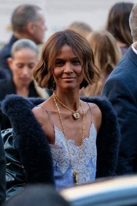 PFW - Chloe Outside Arrivals Liya Kebede arrives at the Chloe fashion show during the Womenswear Spring Summer 2026 as part of Paris Fashion Week on October 05, 2025 in Paris, France. Photo by Robin Psaila ABACAPRESS.COM Paris France  Copyright: xPsailaxRobin ABACAx
