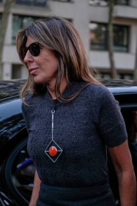 PFW - Chloe Outside Arrivals Guest arrives at the Chloe fashion show during the Womenswear Spring Summer 2026 as part of Paris Fashion Week on October 05, 2025 in Paris, France. Photo by Robin Psaila ABACAPRESS.COM Paris France  Copyright: xPsailaxRobin ABACAx