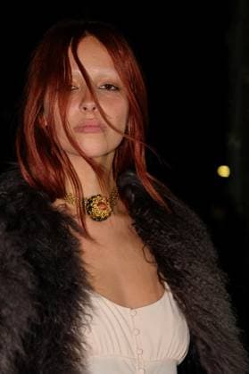 PFW - Chloe Outside Arrivals Marie Gaguech arrives at the Chloe fashion show during the Womenswear Spring Summer 2026 as part of Paris Fashion Week on October 05, 2025 in Paris, France. Photo by Robin Psaila ABACAPRESS.COM Paris France  Copyright: xPsailaxRobin ABACAx