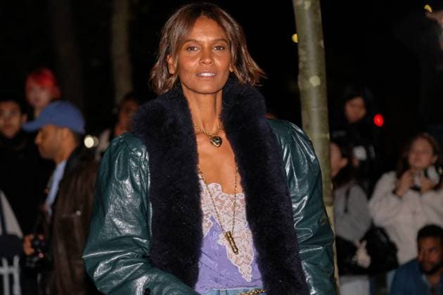 PFW - Chloe Outside Arrivals Liya Kebede arrives at the Chloe fashion show during the Womenswear Spring Summer 2026 as part of Paris Fashion Week on October 05, 2025 in Paris, France. Photo by Robin Psaila ABACAPRESS.COM Paris France  Copyright: xPsailaxRobin ABACAx