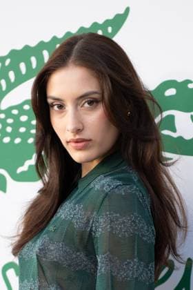 PFW Lacoste Photocall Hana Mai attending the Lacoste Womenswear Spring Summer 2026 show as part of Paris Fashion Week in Paris, France on October 05, 2025. Photo by Aurore Marechal ABACAPRESS.COM Paris France  Copyright: xMarechalxAurore ABACAx