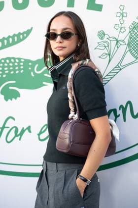 PFW Lacoste Photocall Blanca Arimany attending the Lacoste Womenswear Spring Summer 2026 show as part of Paris Fashion Week in Paris, France on October 05, 2025. Photo by Aurore Marechal ABACAPRESS.COM Paris France  Copyright: xMarechalxAurore ABACAx